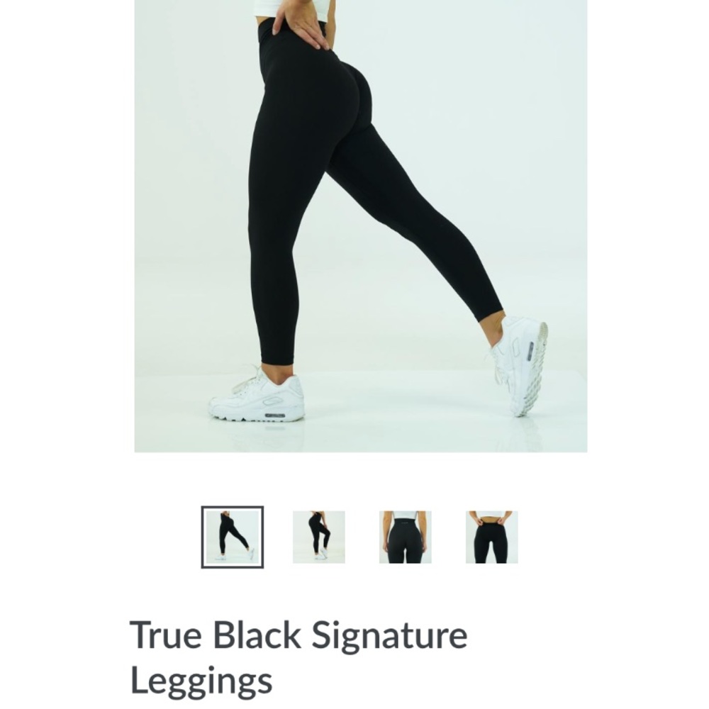 NWT NVGTN Signature Black leggings size XS